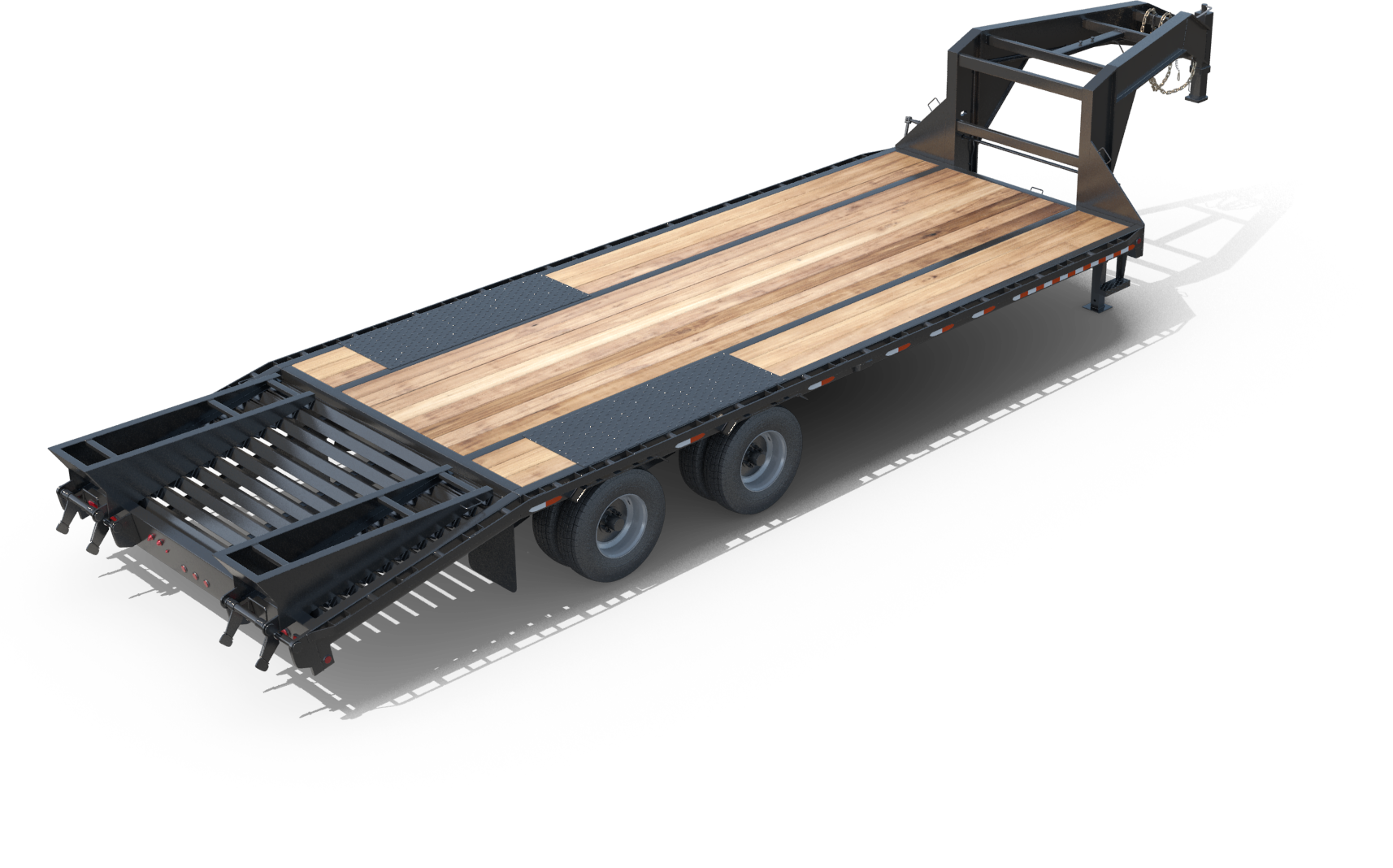Gooseneck equipment trailer available through Keystone Equipment Sales & Service