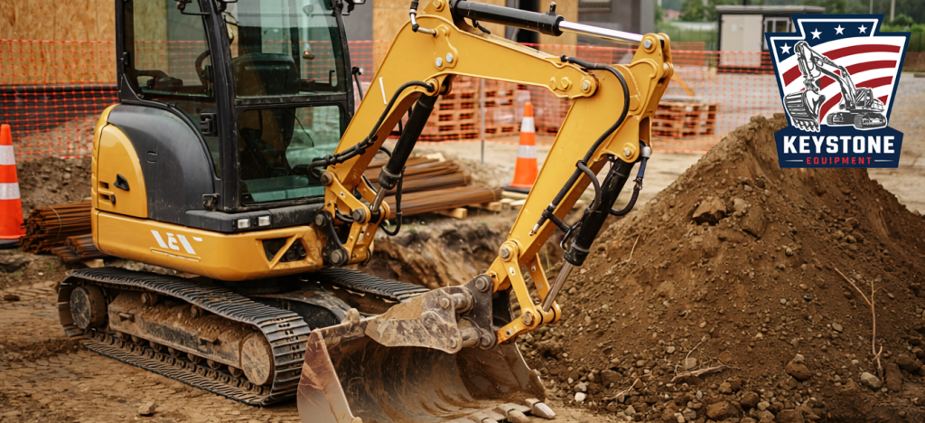 How To Choose A Compact Excavator That Fits Your Actual Jobs 1 Keystone Equipment Sales Services Pennsylvania how to choose the right compact excavator for your jobs gmb