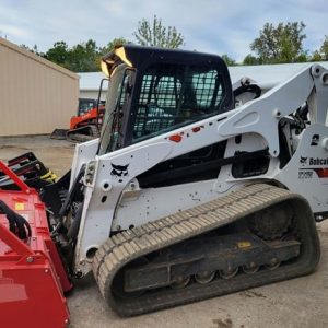 2022 Bobcat T770 – side exterior and mulcher